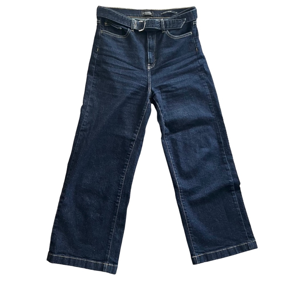 Banana Republic High Waisted Wide-Leg Crop Jean